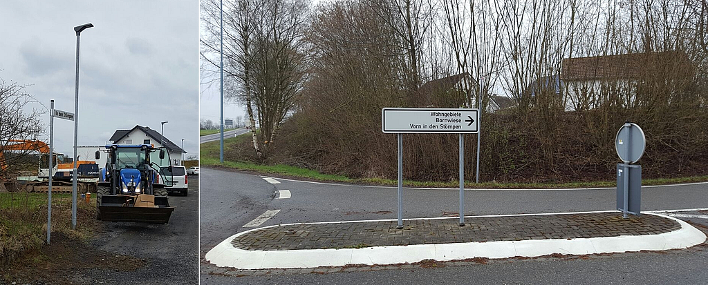 Die Ortsgemeinde ließ neue Schilder aufstellen.